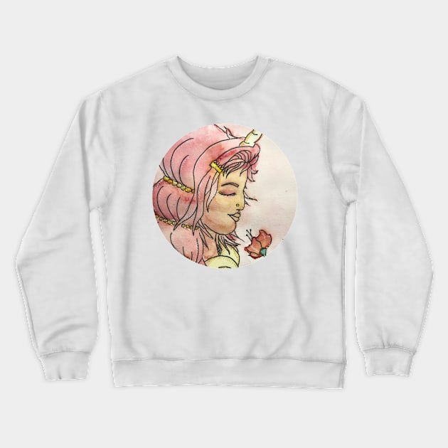 Pink Queen / Queen of Everything Crewneck Sweatshirt by nathalieaynie